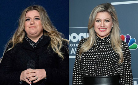 Kelly Clarkson lost 37 pounds of weight without dieting and exercising.